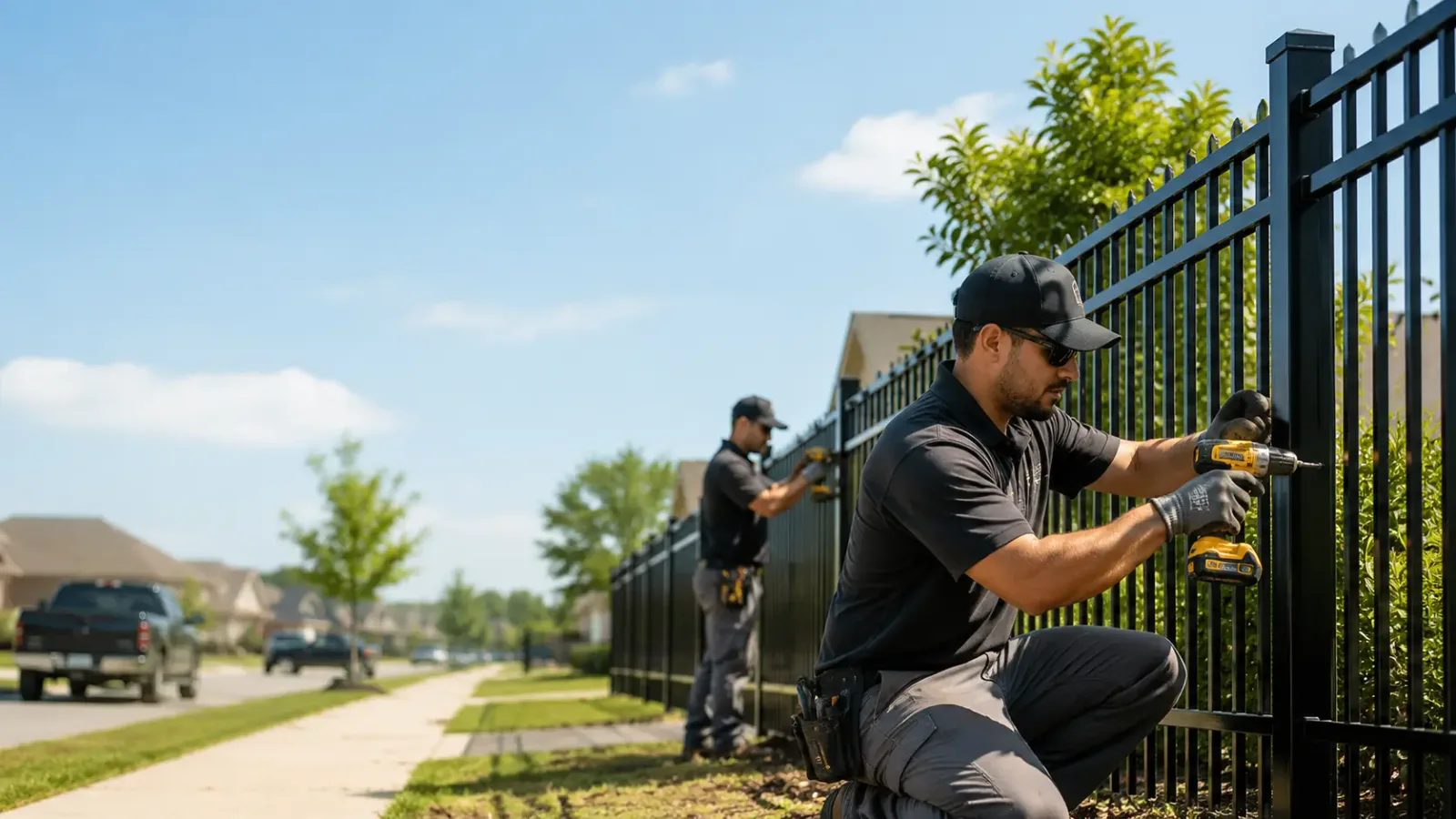 Metal Fence Installation in Staples, TX